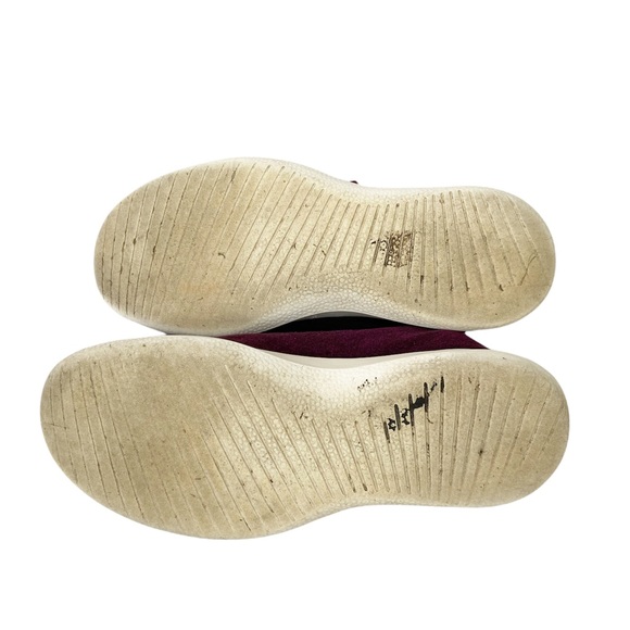 Allbirds Men’s Wool Runners Size M10 D520 Burgundy/White Renewable Materials - Picture 11 of 13